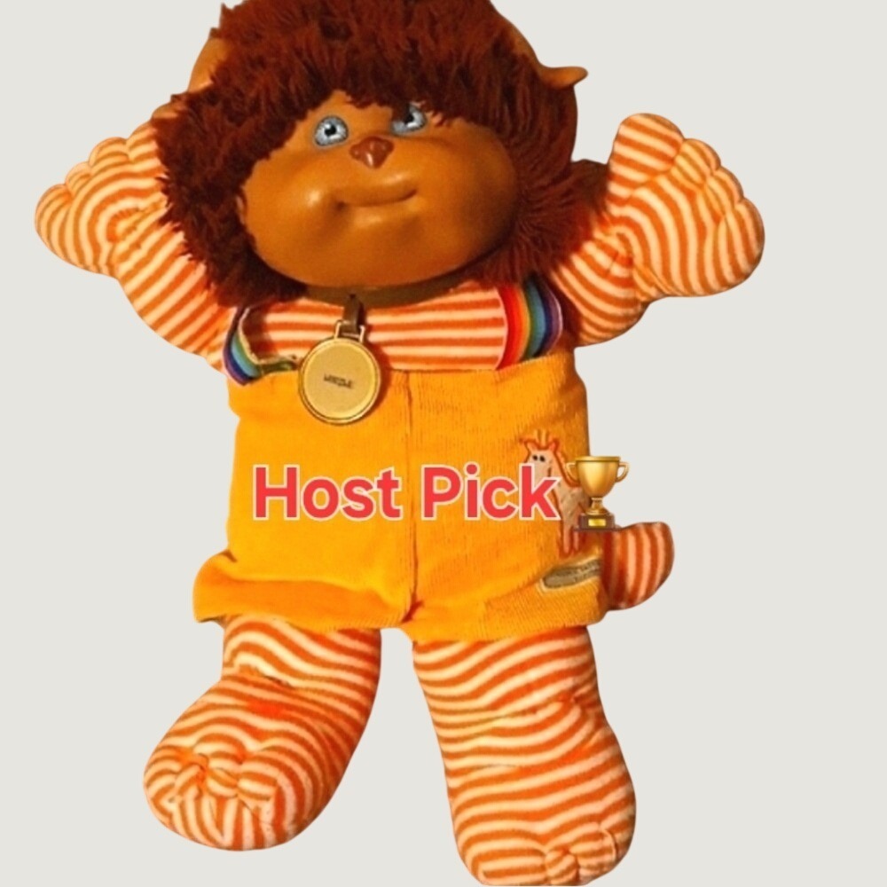 Vintage Cabbage Patch Kids Koosas Collectible Doll 1985 Animal Friend Retro Toy
